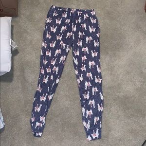 Llama jogger pajama pants